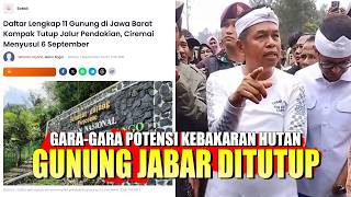 Warga jabar libur dulu naek gunung...