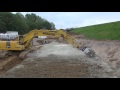 Soil Stabilization with a excavator