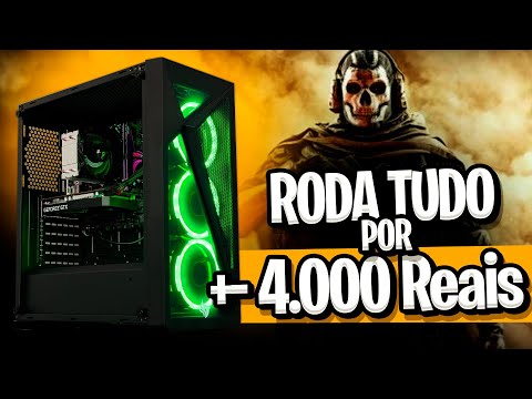 PC Gamer IDEAL para RODAR todos os JOGOS até +- 4000 Reais