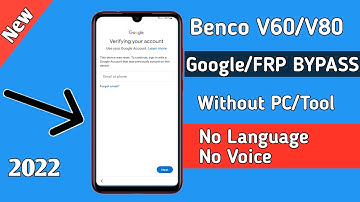 Benco V60/V80 FRP BYPASS 2022 Without Computer | Reset Google Account Lock No Language Change