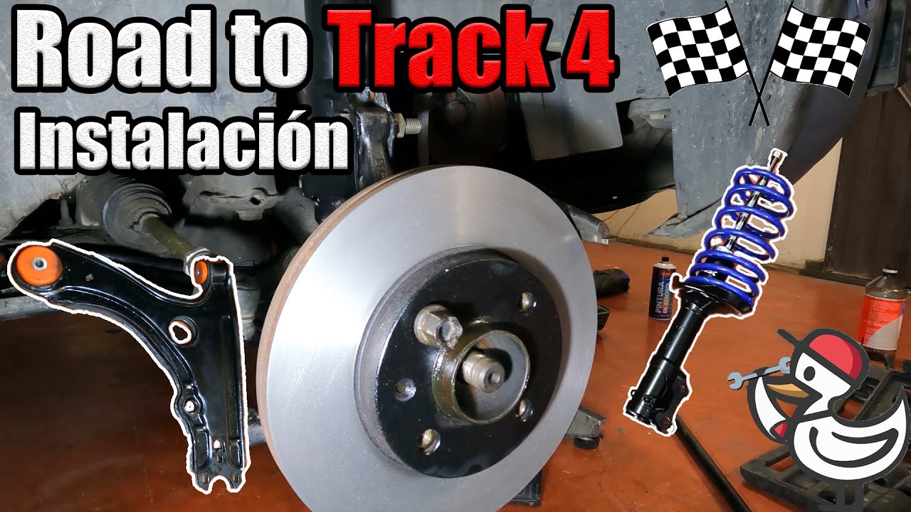 Instalación de suspensión delantera Golf Mk2 [Road to track 4]