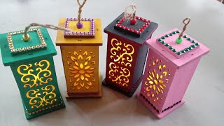 Diy tealight lantern craft