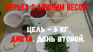 Диета. День второй. Цель 6 кг.