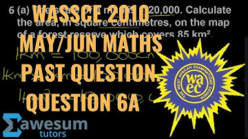 WASSCE 2010 MATHS PAST QUESTIONS | THEORY | QUESTION 6A | AWESUM TUTORS.