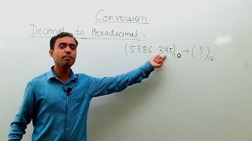 Tutorial 9 : Decimal to Hexadecimal Conversion in Hindi
