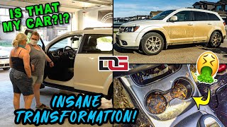 Deep Cleaning a DISASTER Dodge Journey! | Insane Car Cleaning Transformation! | The Detail Geek
