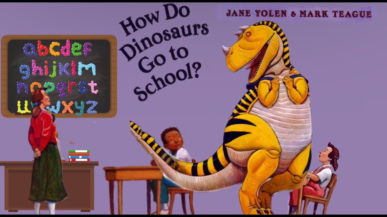 How do Dinosaurs Go to School? (Read Aloud)