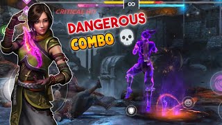 ⚠️ALERT⚠️: Dangerous June combo discovered accidentally 💀 || shadow fight 4: arena