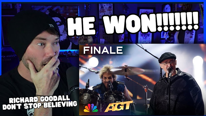 Metal Vocalist Reacts - Richard Goodall - Don't Stop Believing w. Neal Schon & Journey AGT 2024