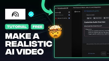 How To Make a Realistic AI Video Podcast With NotebookLM