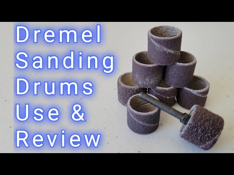 How To Use The Dremel Rotary Tool Sanding Drum Bit And Review 