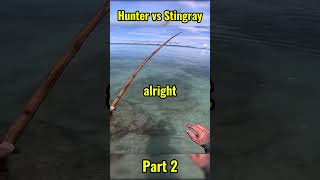 PRO Hunter vs Stingray PART 2 - @FieldDays  #viral #fishing #cooking #adventure