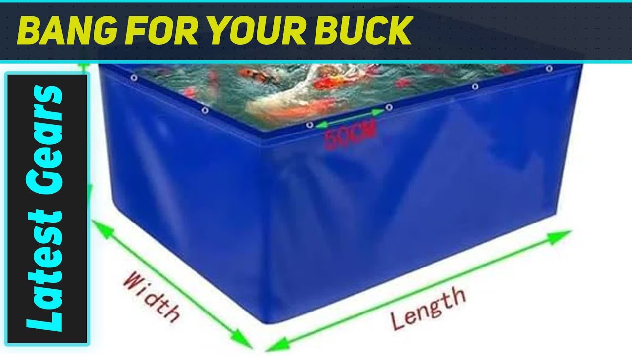 «Удивительный складной пруд для рыбы? Аварийный резервуар для воды!»