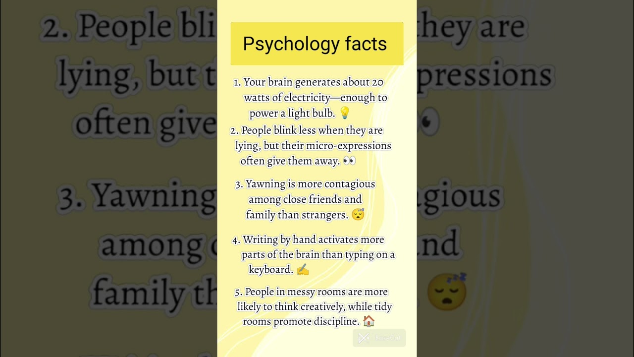 5 Rare Psychology Facts That Will Blow Your Mind 🤯🧠 