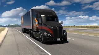 Realistic ATS Driving; Kenworth T680; Oklahoma 312km; HORI Truck Control System