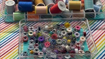 HOW TO ORGANIZE BOBBINS & THREADS | SUPER EASY