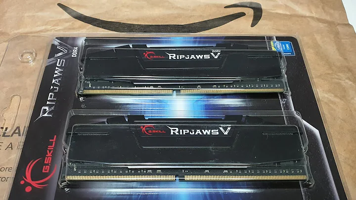 G.Skill Ripjaws V Series 32GB Kit (2 x 16GB) DDR4-3600 CL16-19-19-39 - Unboxing