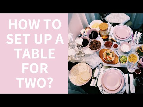 Video: How To Set A Table For Two
