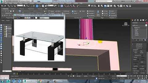 Tutorial on modeling a Coffee table in 3dsmax