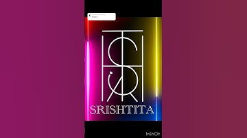 Name logo design #srishti #shortsfeed #shortsviral #trending #trendingshorts #namelogodesign #howto