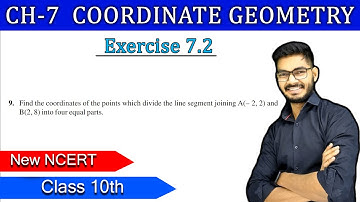 Class 10th Question 9 Exercise 7.2 of Chapter 7 COORDINATE GEOMETRY  NEW NCERT  By Rajeev Sir CBSE