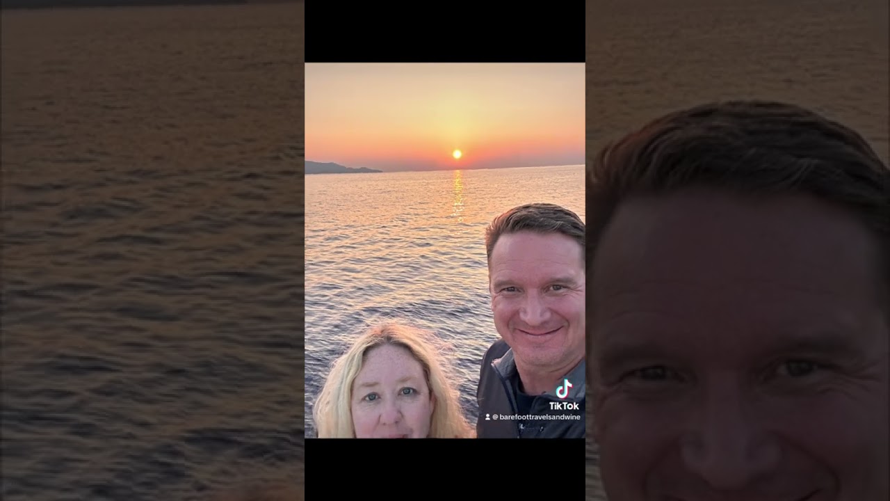 Sunrise sail from aegina to kea. 