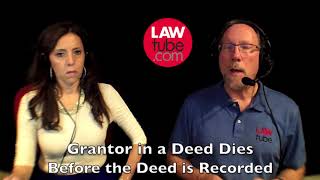 What happens if the deed is not recorded?