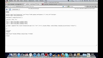 Tutorial 2 - javascript random numbers
