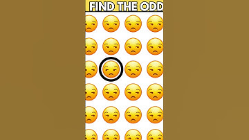 HOW GOOD ARE YOUR EYES(part4) 😭|Find The Odd Emoji Out #shorts#shortvideo