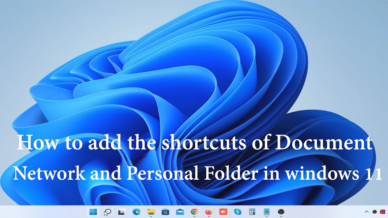 How to Add Folder and App Shortcuts to The Windows 11 Start Menu - YouTube