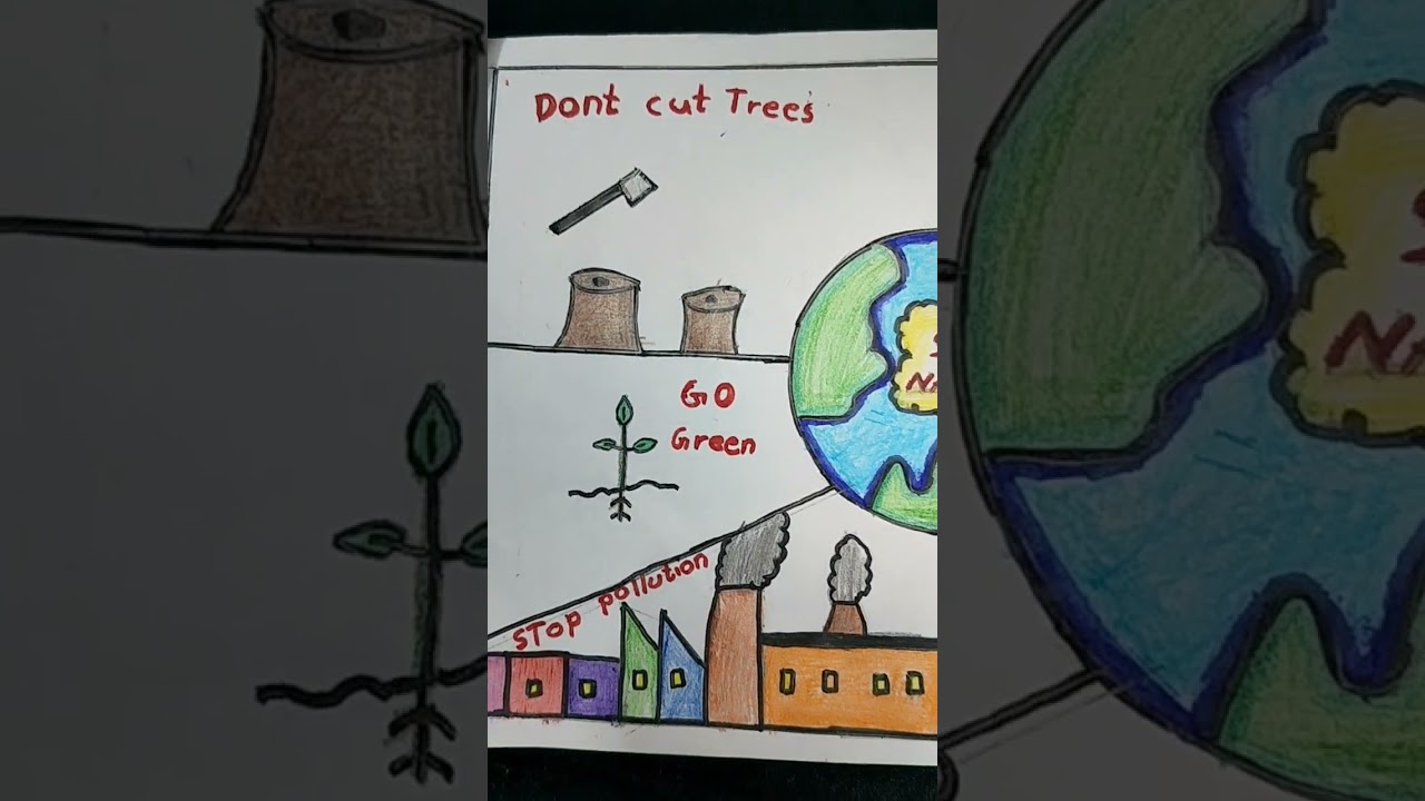 environment day drawing 🌎