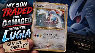 My Son Traded For a DAMAGED Japanese Lugia… Can We Save It?