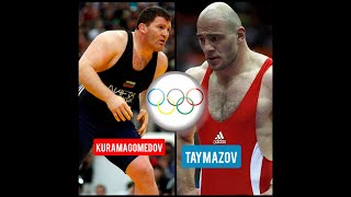 Олимпийские игры АФИНЫ Артур Таймазов (UZB) vs Курамагомед Курамагомедов (RUS) вольная борьба