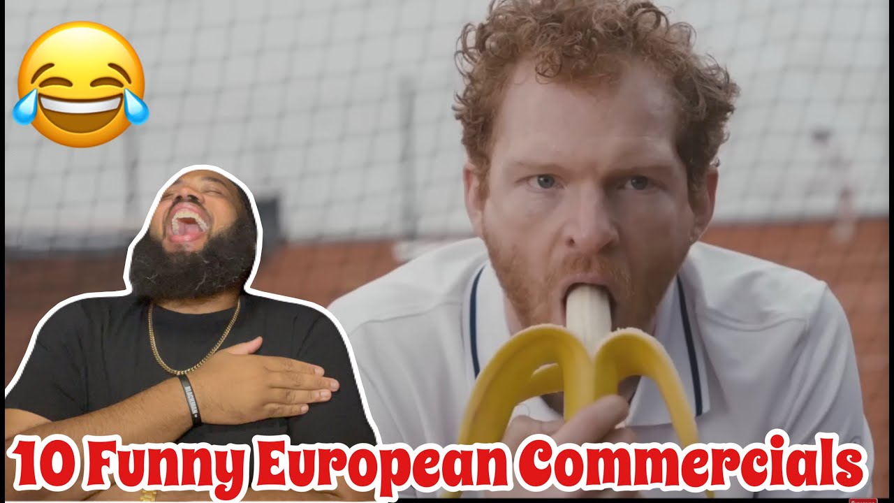 AMERICAN REACTS 10 Funny European Commercials