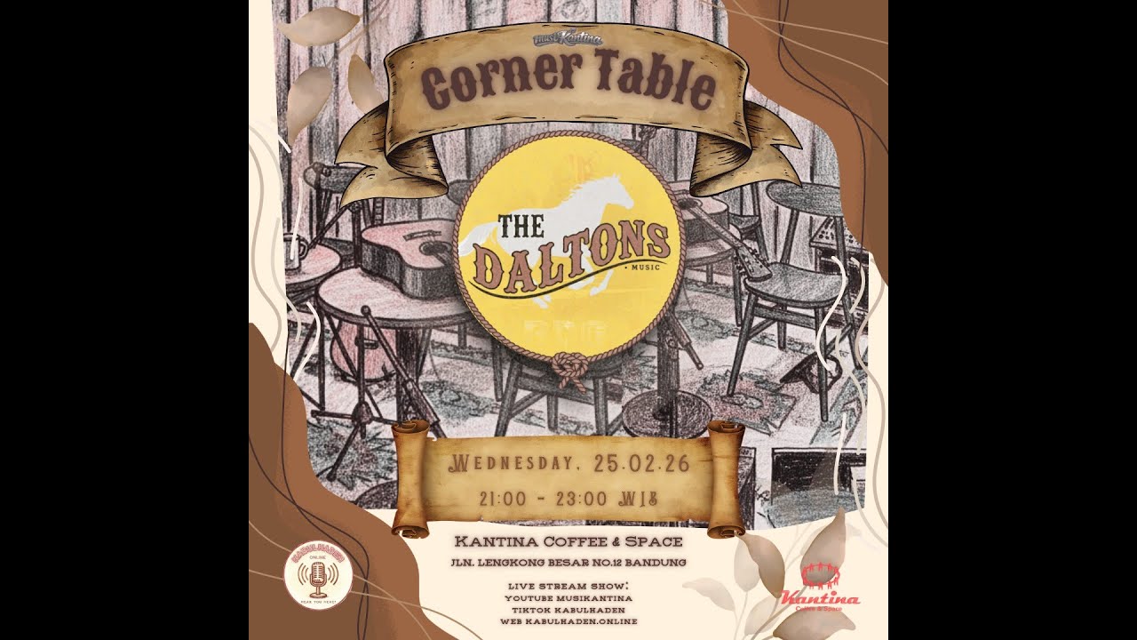 Corner Table Accoustical jam Special Ramadhan x The Dalton 25 feb 26