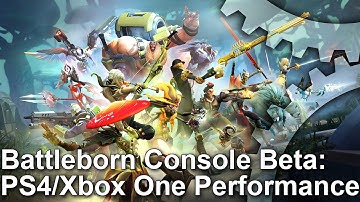Battleborn Beta PS4 vs Xbox One Gameplay Frame-Rate Test [Work In Progress]