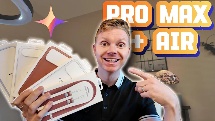 Hands-On: The iPhone Air & 17 Pro Max Official Cases + Crossbody Strap!