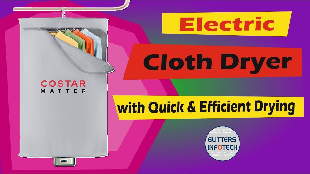 I finally found an easy-to-use Clothes Dryer, Folding Electric Cloth  Drying Machine