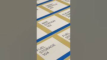 Video of our production process for ADA signage with Braille.