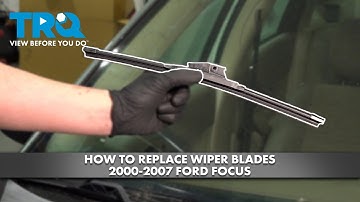 How to Replace Wiper Blades 2000-2007 Ford Focus