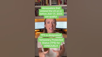 TPS for Venezuelans extended by 18 months AND re-designated!