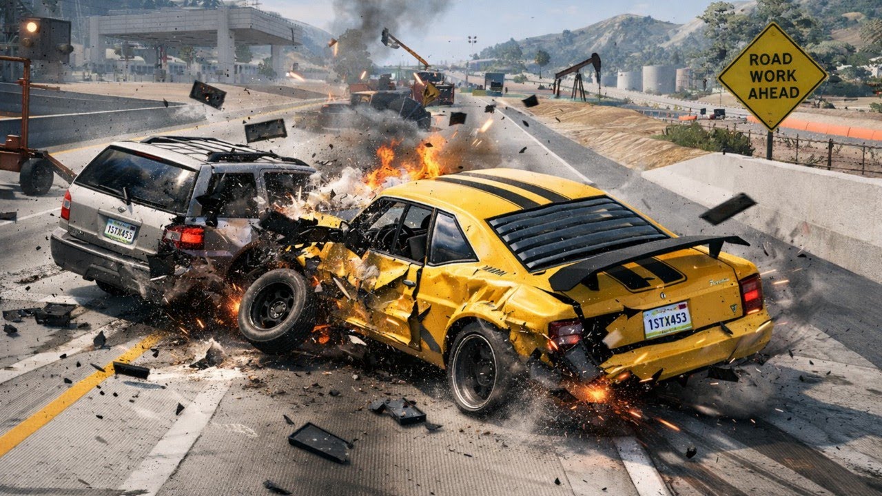 “Accidente a toda velocidad… el carro NO sobrevivió 💥”