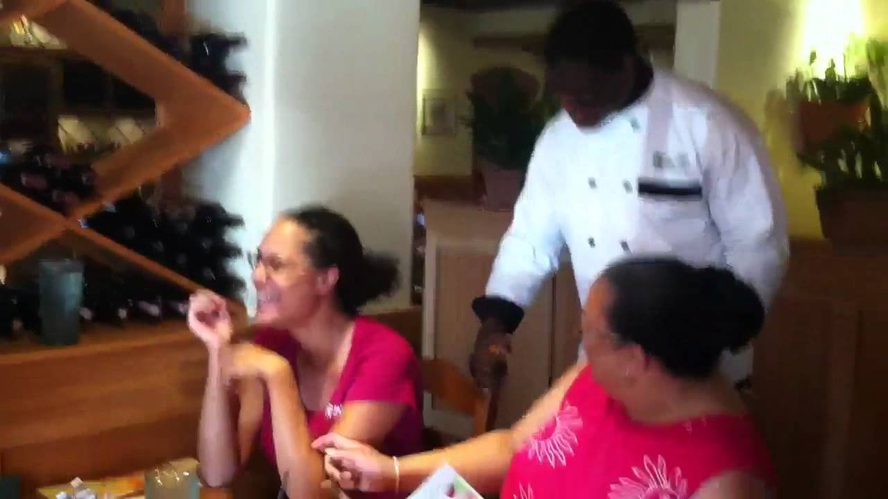 Surprise Proposal At Olive Garden Youtube
