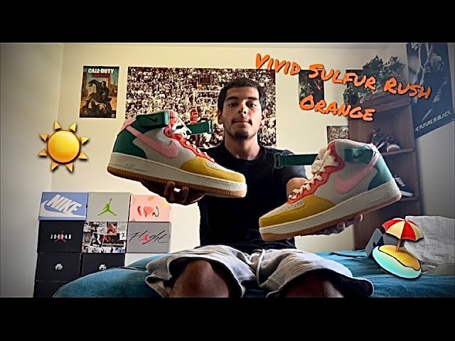 Nike Air Force 1 Mid (Vivid Sulfur Rush Orange) Review 