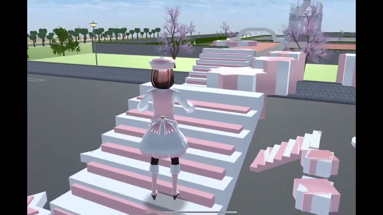 櫻花校園 蜜桃汽水跑步