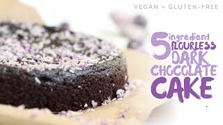 The healthiest, richest, tastiest chocolate cake you've never tried!
with only 5 ingredients, no flour, a bit of fruit, and gooey delicious
texture that wi...