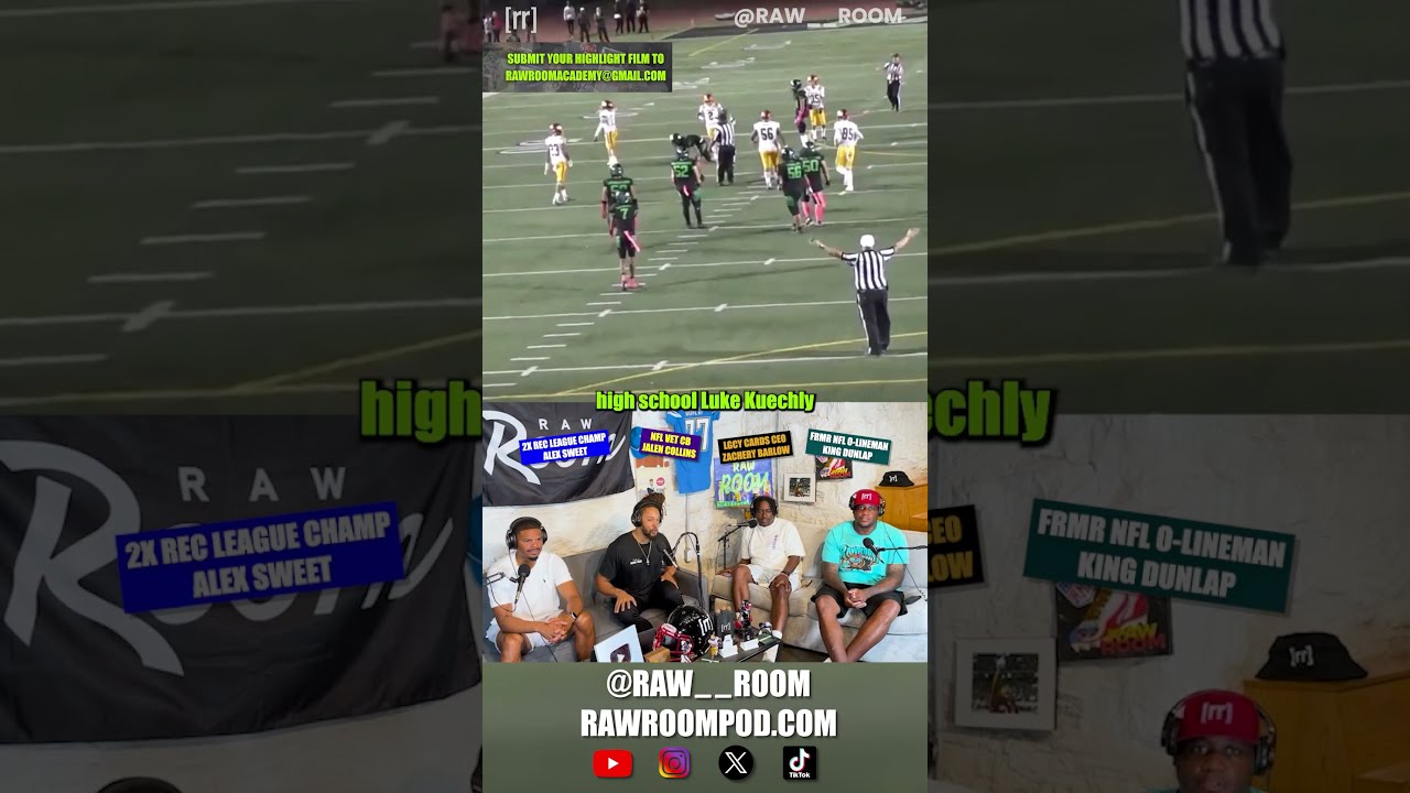 LOL NFL Vets LOVING BIG HITS From VALEDICTORIAN LB RECRUIT HIGHLIGHTS Jayden Carillo Nfl Shorts