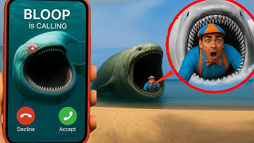 GIANT BLOOP EATS BLIPPI.EXE IN REAL LIFE | IF YOU SEE SEA EATER & EL GRAN MAJA and BLOOP - RUN!!!
