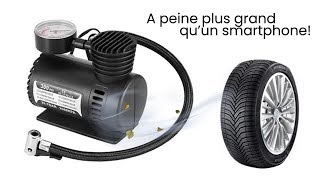 Gonfleur Mini Compresseur De Voiture Avec Allume-Cigare