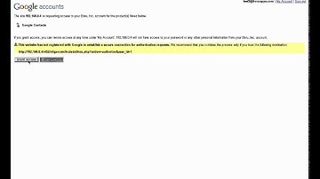 Boru Google-vTiger Contact Sync part 1- Setup